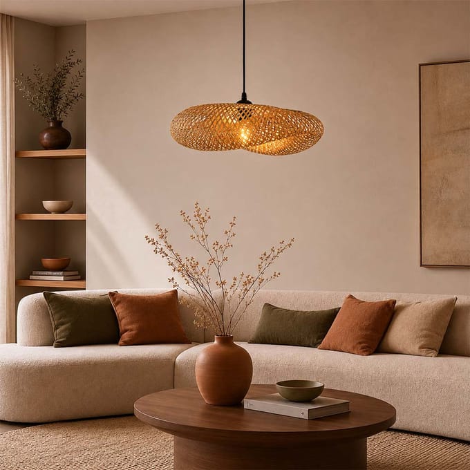Milton & Oldbrook Bamboe Hanglamp Ø 48 cm Barcelos