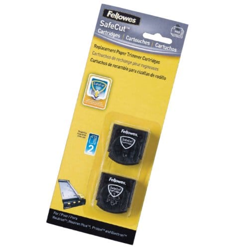 Snijmachinekop fellowes safecut recht 2 stuks