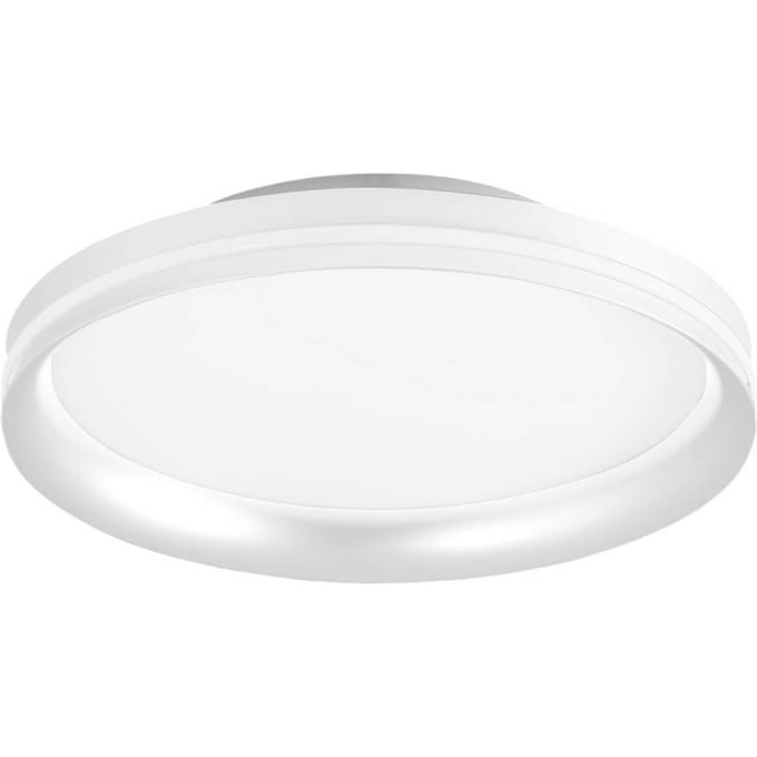 Fabas Luce LED plafondlamp Isy, wit, Ø 35 cm, metaal, CCT, dimbaar