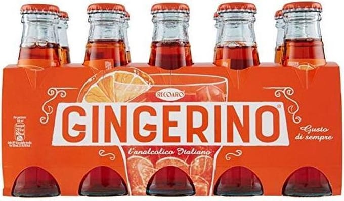 Recoaro Gingerino Classico softdrinks, 10 x 10cl.