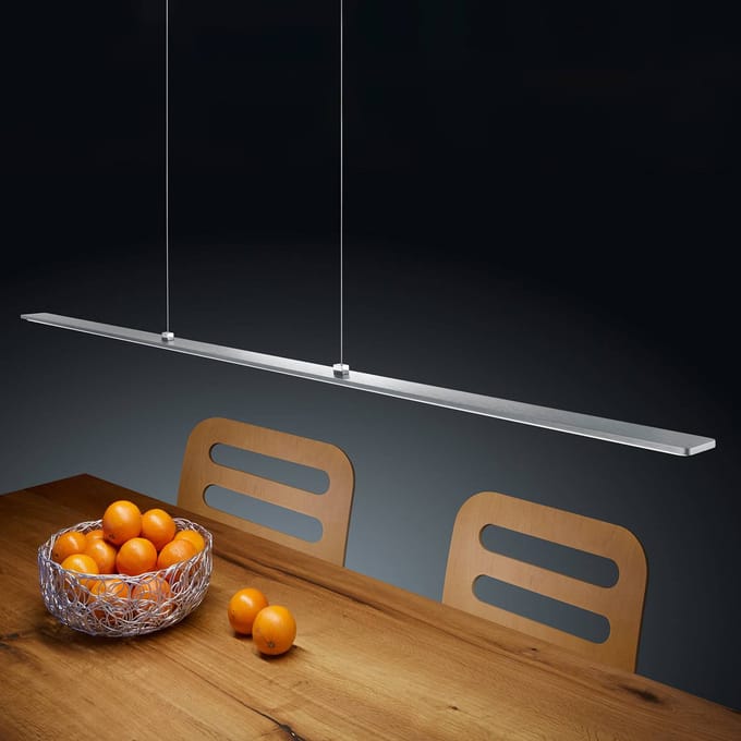 Helestra Lexx LED hanglamp matnikkel EasyLift