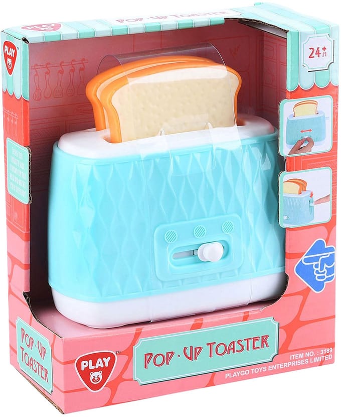 Play speelgoed broodrooster set - pop-up broodrooster voor kinderen.