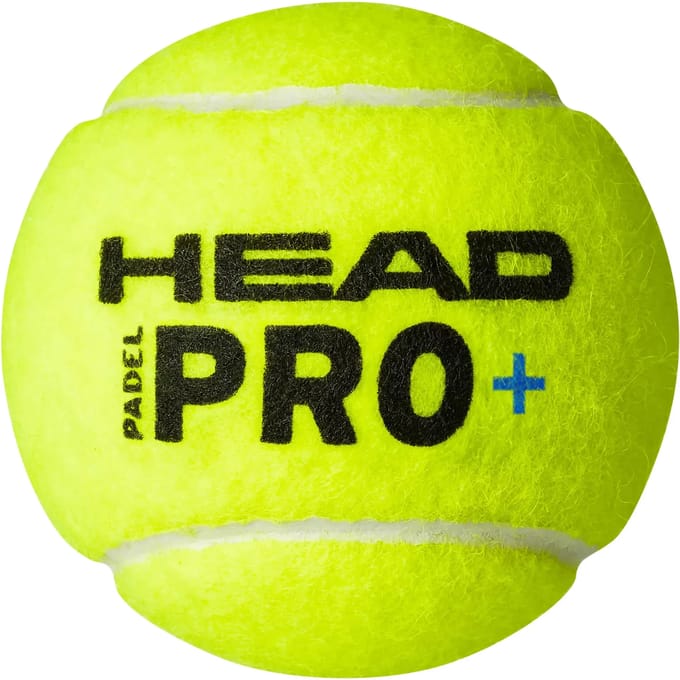 HEAD Pro+ Padel Balls – 3 stuks