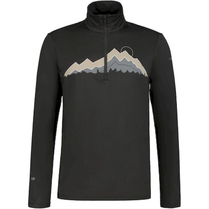 ICEPEAK - Firth - Skipully met rits heren - Zwart