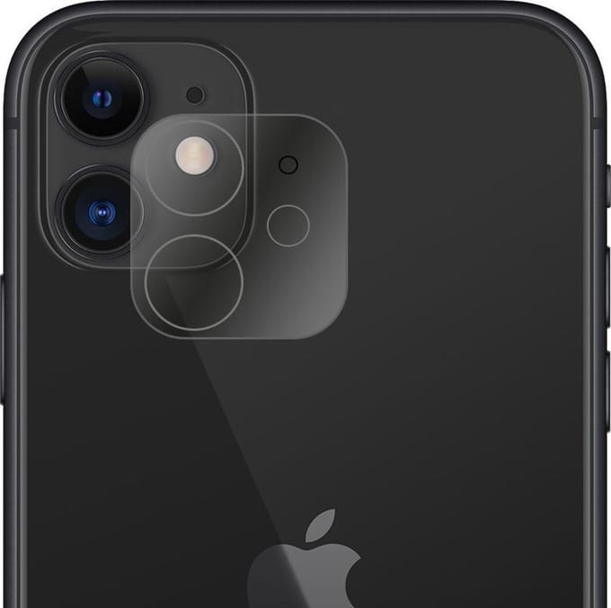 Camera Lens Protector - Geschikt voor Apple iPhone 11 - Extra Sterk - Camera Screenprotector - Gehard Glas - Beschermglas - Tempered Glass - Screen Protector
