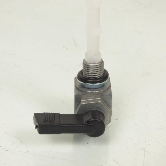 Robinet de réservoir d'essence OMG pour mobylette MBK 51 M10x1.00 sortie arrière