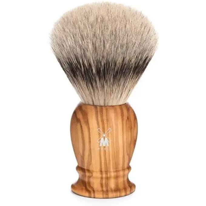 Puur zilveren scheerkwast Mühle Classic 23 mm