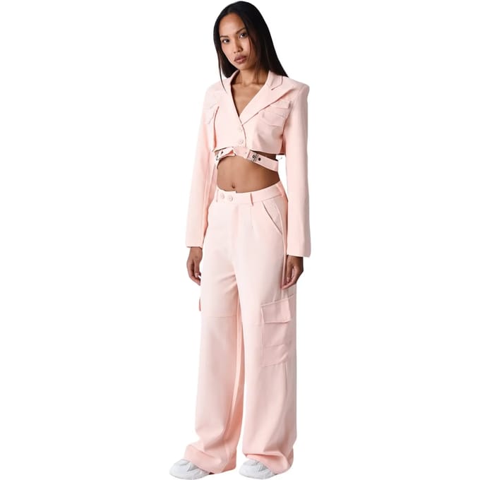 Korte blazer in cargostijl voor dames Project X Paris