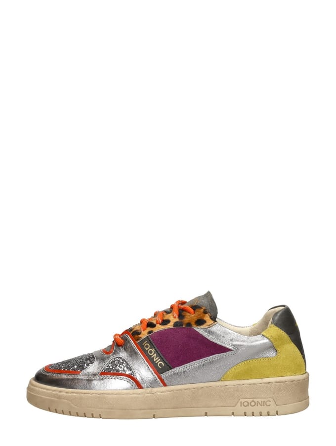 Iqonic - Sneakers Laag Zilver Zilverkleur 37