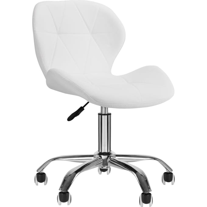 ACTIVESHOP Cosmetische Kruk QS06 Wit Professionele Make Up Stoel
