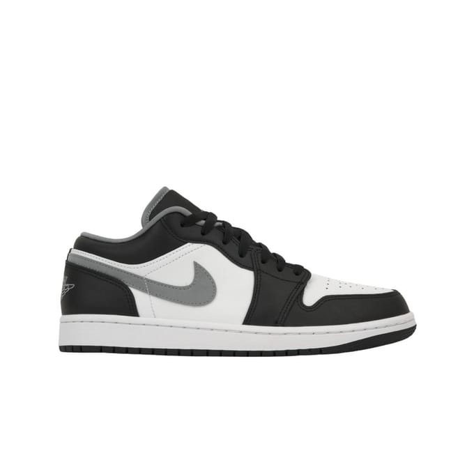 Air Jordan 1 Low Zwart Medium Grijs Unisex Sneakers Wit 553558-040 43 gray