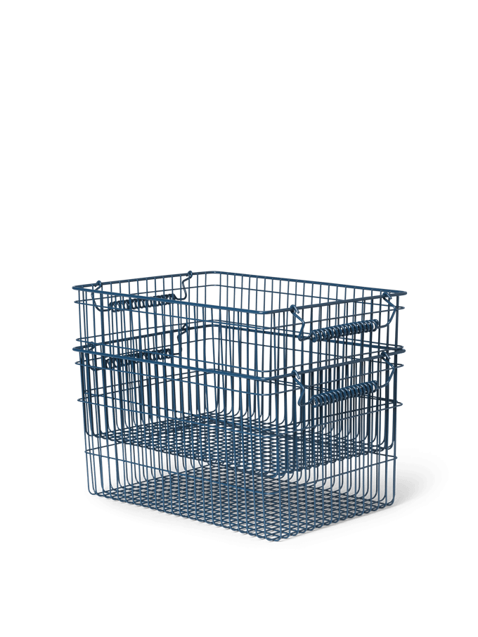 Ferm Living Cala stapelbare manden set van 2 - dark blue
