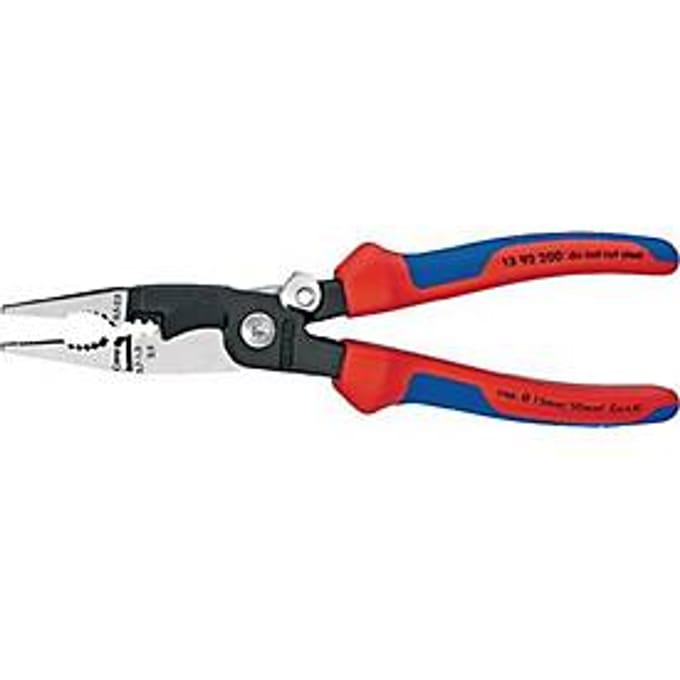 Knipex 13 92 200 Multifunctionele tang 50 mm² (max) 0 AWG (max) 15 mm (max)
