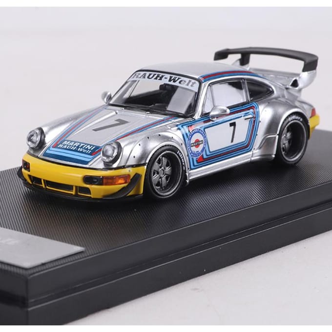 Schakelaar 1:64 Rwb964 Wide Body Modificatie Die-cast Legering Modelauto