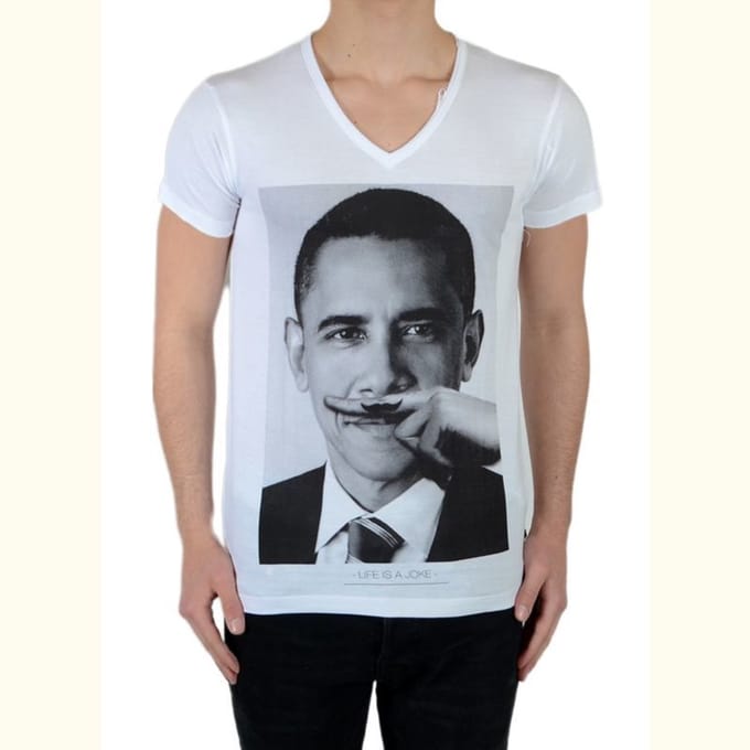 Obama T-shirt, korte mouwen, unisex