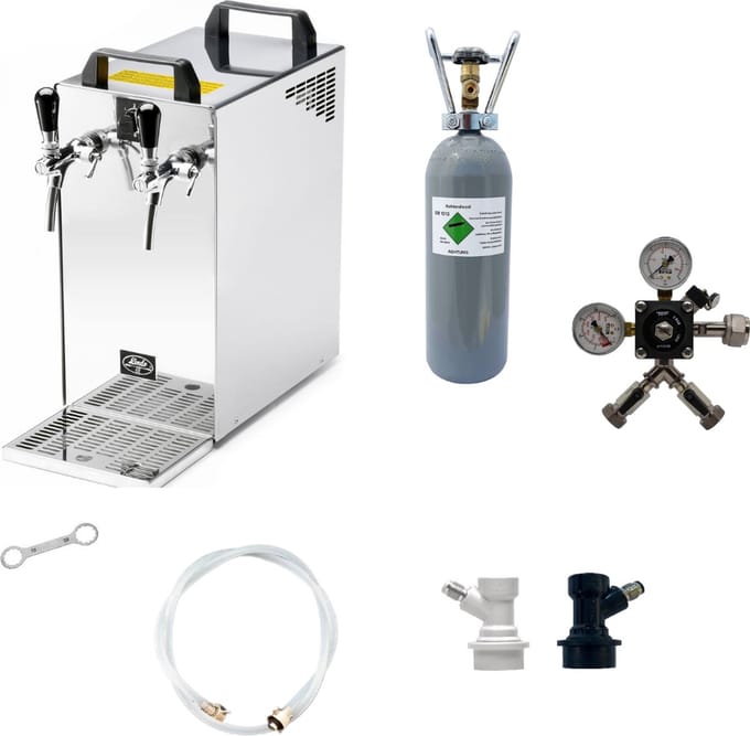 Complete set - Biertap - Kontakt 40 - 2-kraans, 50 liter/u - met NC Adapter
