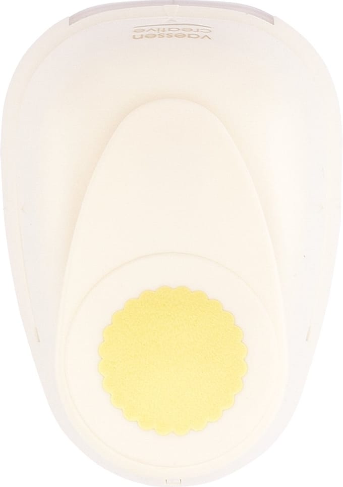 Vaessen Creative Pons - Figuurpons - Cirkel Geschulpt - Ø 3,8 cm