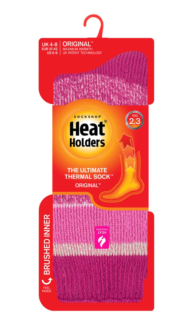 Heat Holders Dames Dikke Warme Thermische Sokken - Berry (Provence)