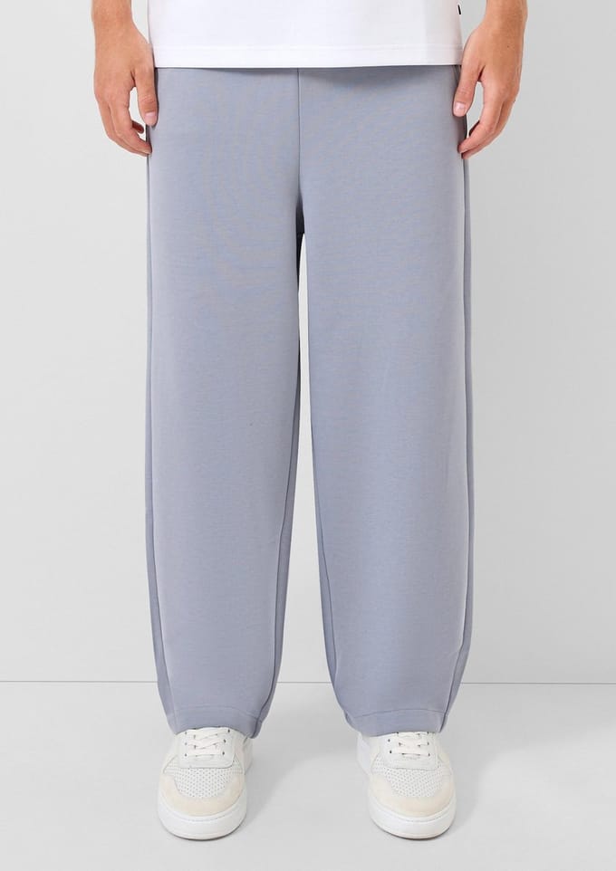Zachte joggingbroek met ruime pasvorm QS