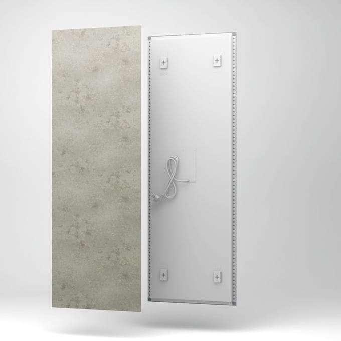 Ecosun - Infraroodpaneel CR 500 Beton Grijs