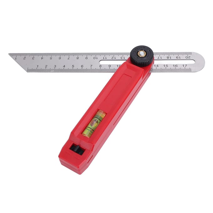 T-Hoek Carpenter Hoekzoeker 45 graden Verstelbaar Hoge Nauwkeurigheid Hout Hoekmeter Protractor Gereedschap red