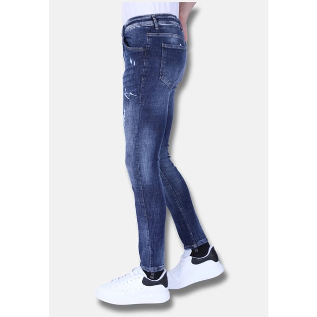 Local Fanatic Denim blue stone washed jeans slim fit 1103