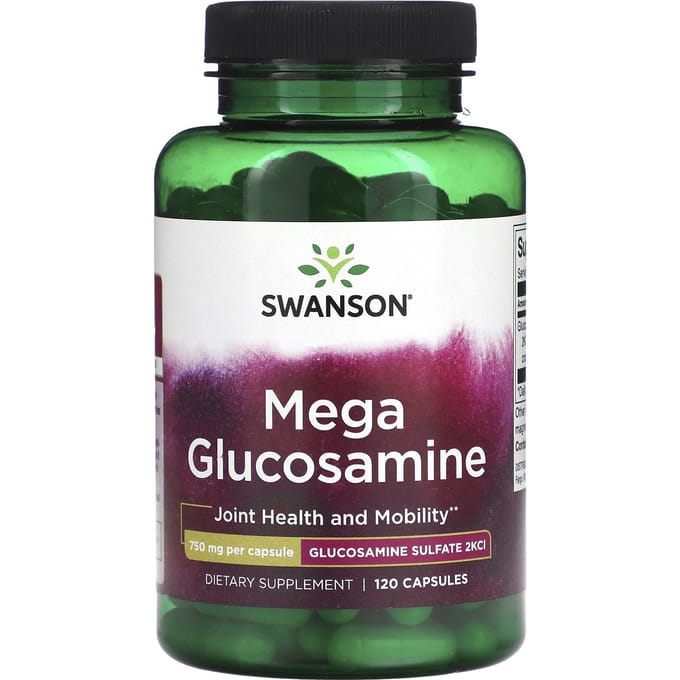 Mega Glucosamine, 750 mg, 120 Capsules