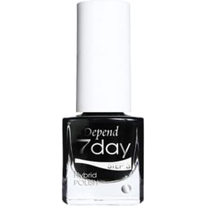 Depend Cosmetic - 7day hybrid Polish 7013 Goth Black 5ml