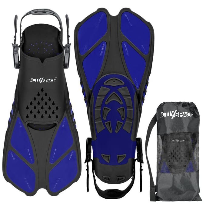 ACTIV/SPACE – Verstelbare duik- en snorkelvinnen 43/47 – blauw