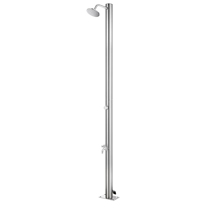 vidaXL - Buitendouche - 215 - cm - roestvrij - staal