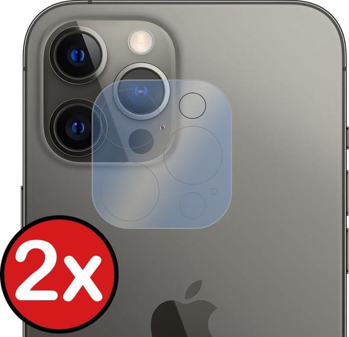 Camera Lens Protector - 2 Stuks - Geschikt voor Apple iPhone 13 Pro Max - Camera Screenprotector - Beschermglas - Gehard Glas - Tempered Glass - Screen Protector