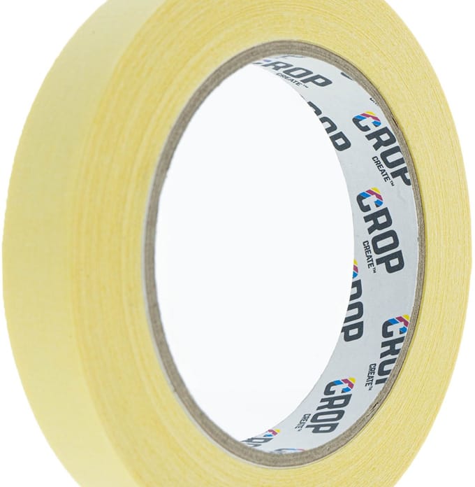 CROP Afplaktape 18mm - per rol