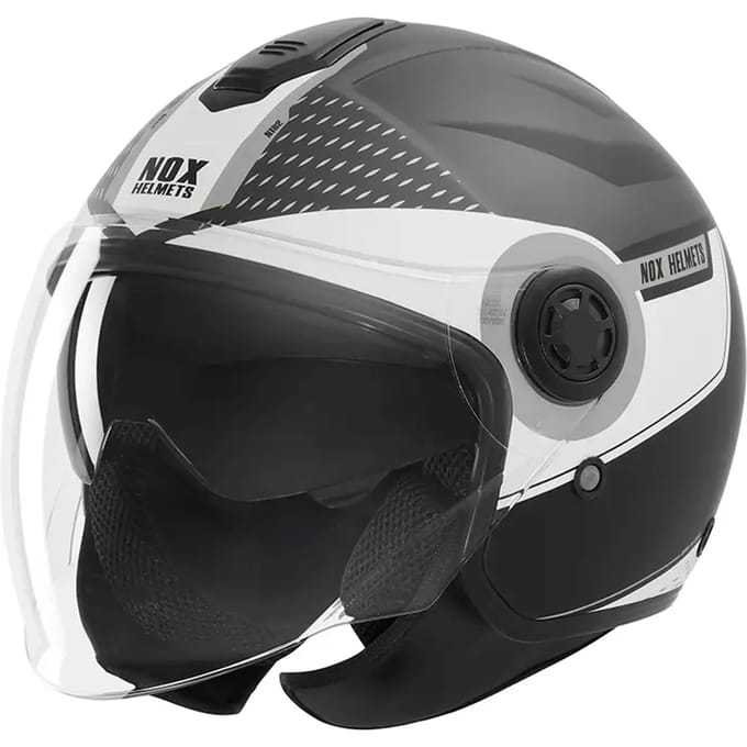 Jet motorhelm Nox Premium N182 Round