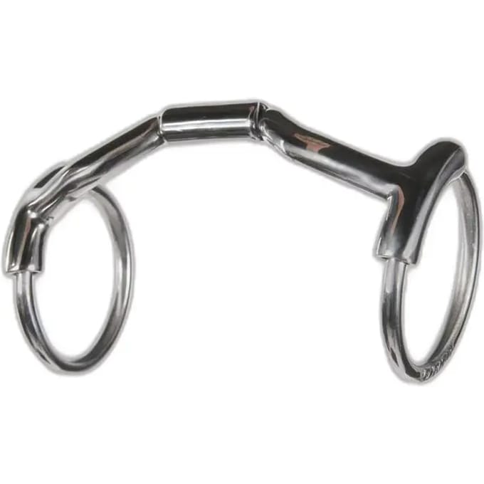 Metalab Elite Bruid Snaffle Met Brug Zilver 11.5 cm