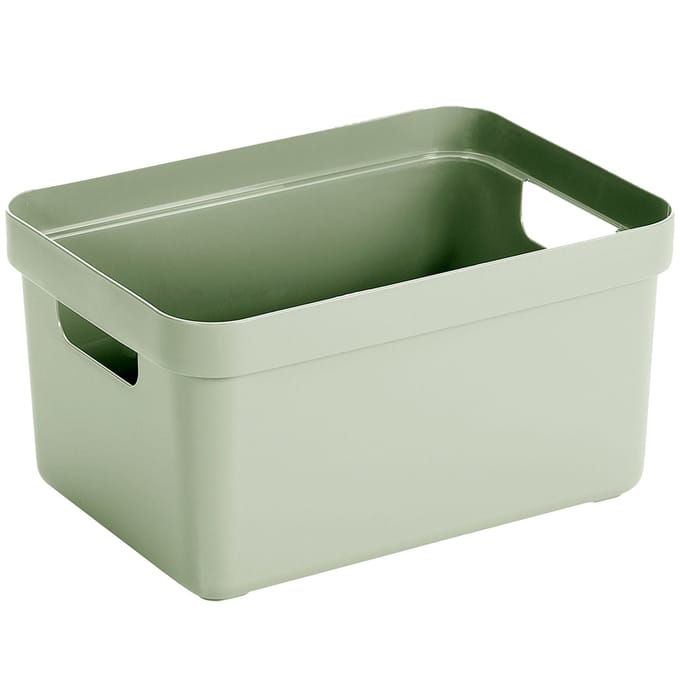Sunware - Sigma home opbergbox 5L groen - 25,2 x 17,5 x 12,2 cm