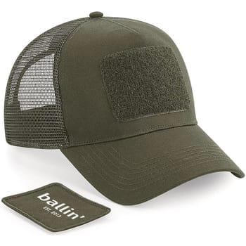 Heren Petten met Ballin Est. 2013 Trucker Cap Print - Groen - Maat one size