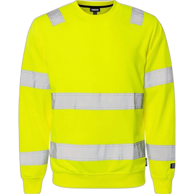 Fristads Hi Vis Sweatshirt Klasse 3 7446 Shv - Hi-Vis geel - M