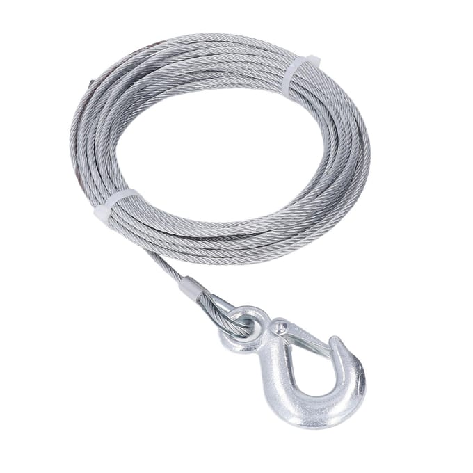 Lier Staalkabel 4mmx12m Kabel 2000LBS Sterkte Roestvrij Staal Gegalvaniseerd Vervanging