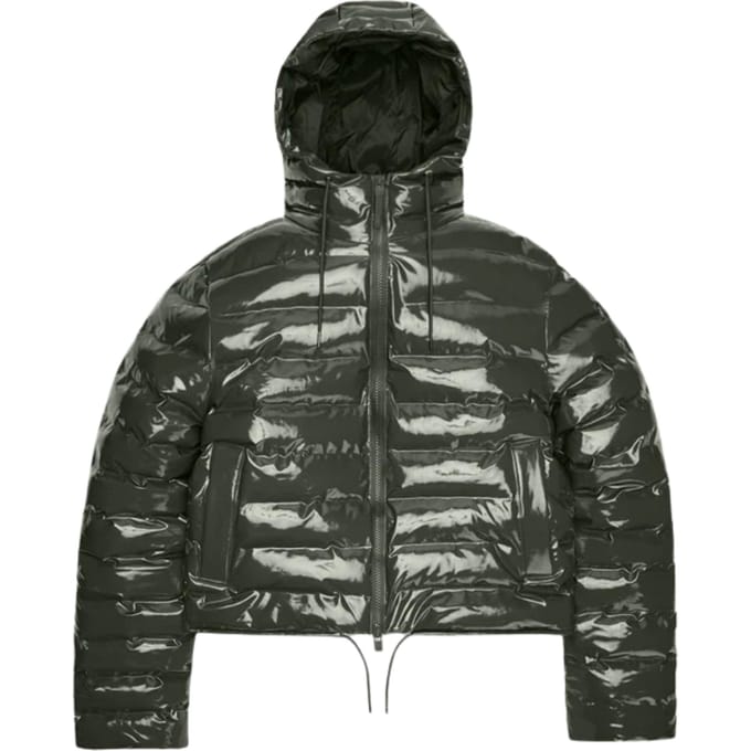Rains Lohja Short Puffer Jacket W3t2 Puffer Jassen Groen 15820
