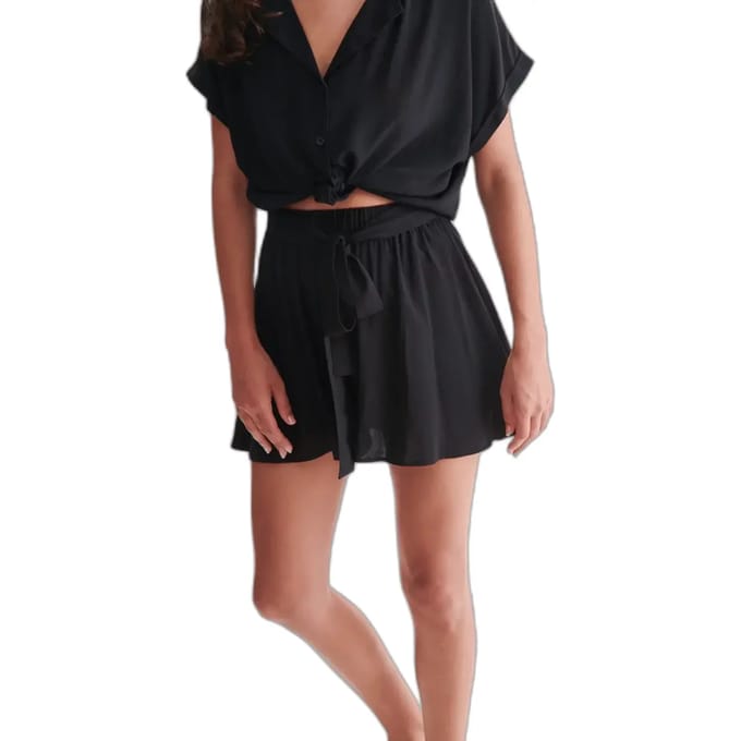 Short met strikceintuur dames 24 Colours
