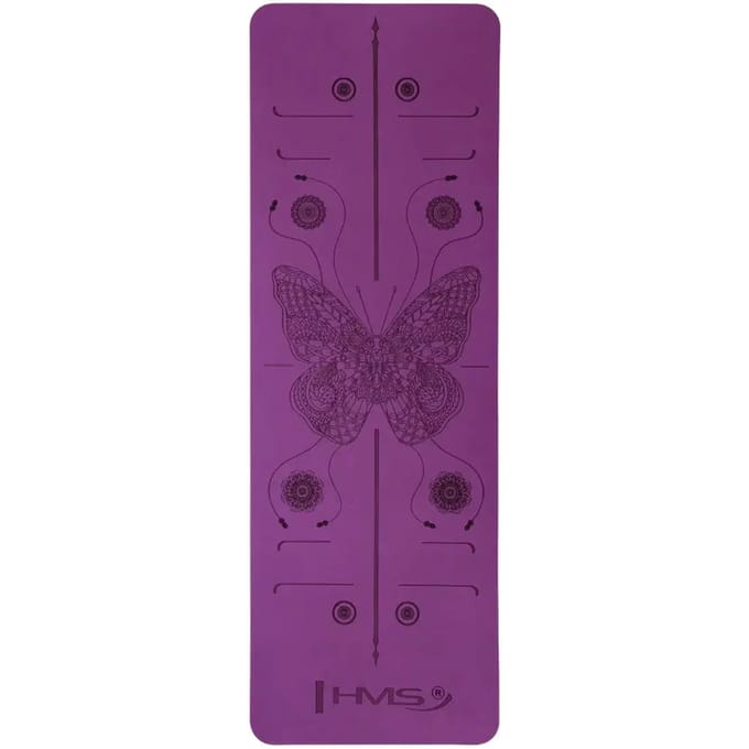 HMS YM10 Serie - Yogamat - TPE - Violet - Antislip