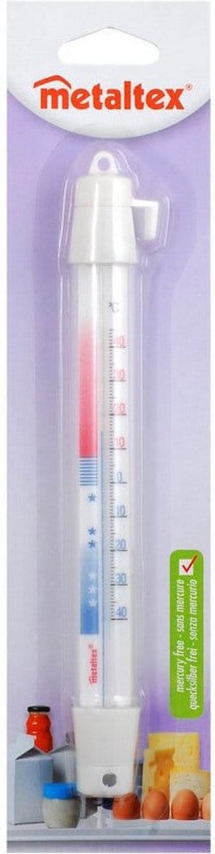 Metaltex Thermometer Koelkast/vriezer 21 Cm Wit