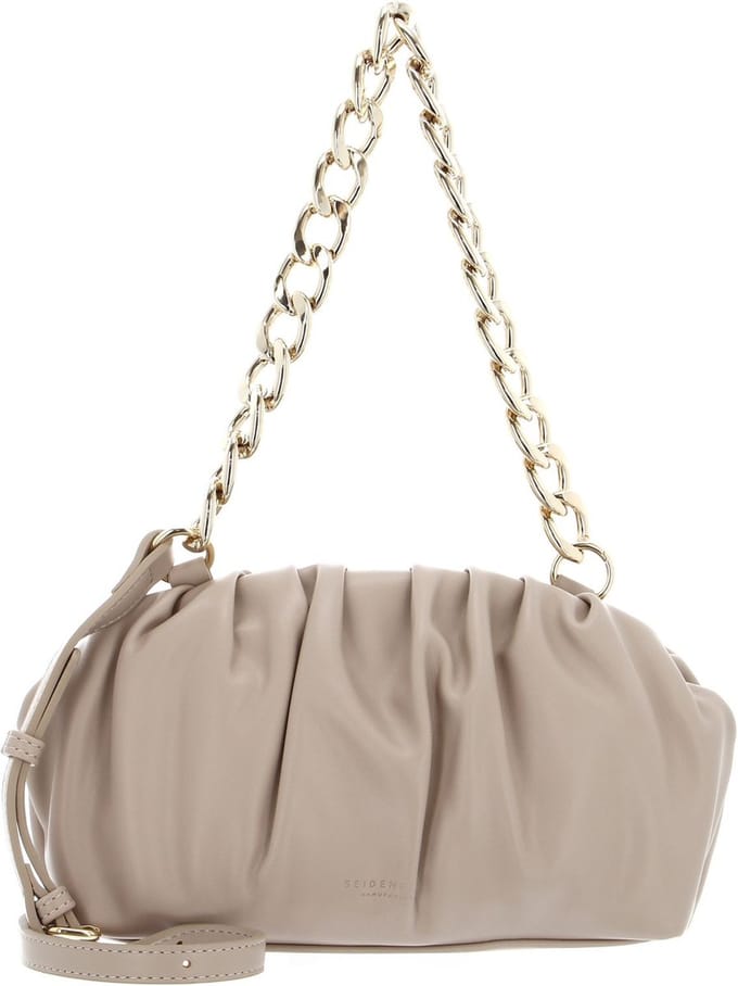 SEIDENFELT MANUFAKTUR Handtas Schoudertas Eke Clutch Wool / Gold Beige