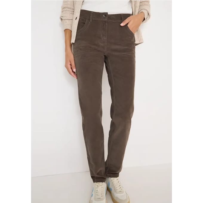 Slim Fit corduroy broek
