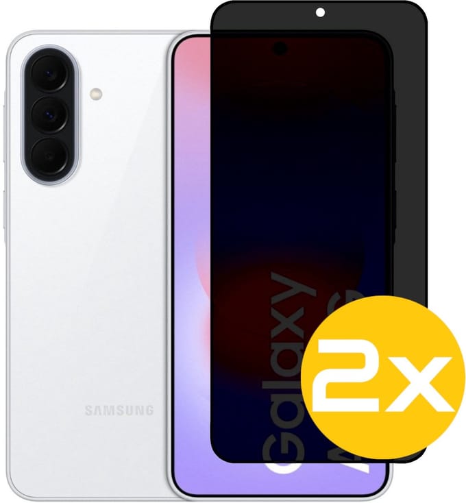 Privacy Screenprotector Geschikt Voor Samsung A37 - Volledige Beschermglas - 2 Stuks