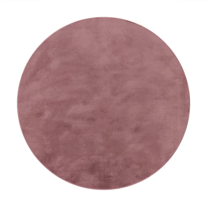 Zacht kleed Solina bessenkleuren 120 cm rond