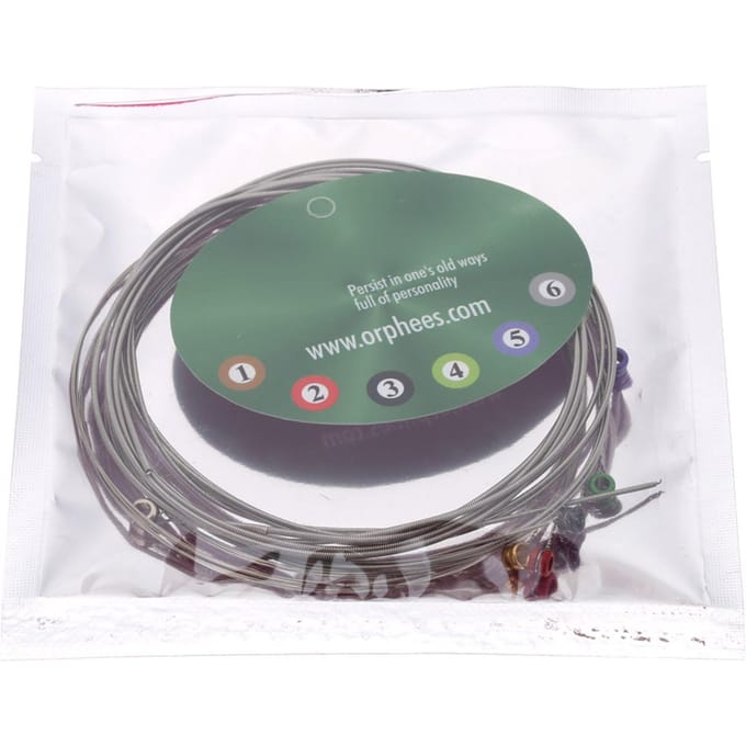 Orphee RX17 snaren voor elektrische gitaar (.010 .046) 8procent Nikkel Legering gray