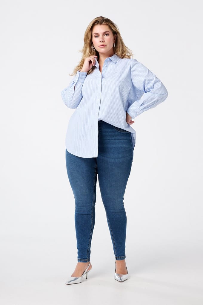 MS Mode Tregging Tregging met denim look
