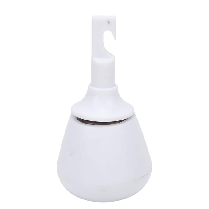 Roulette   Crochet   Pointe de Canne Forme Conique Blanche Pointe de Canne à Roulettes Blanche Remplacement Blanc white