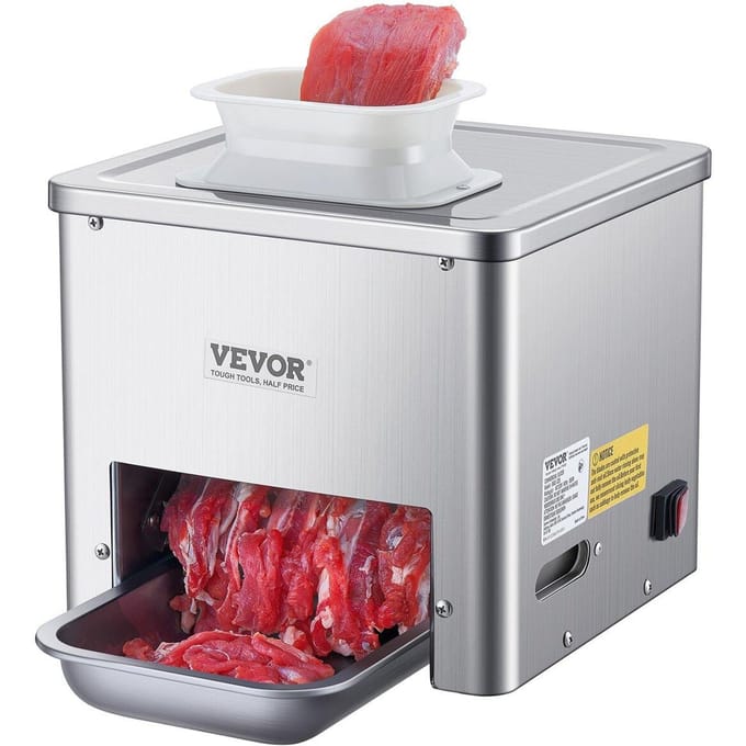 Elektrische Vleessnijmachine 550W Commerciële Vleessnijder Snijmachine